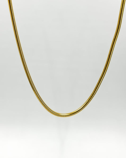 ROUND SNAKE CHAIN - GOLD