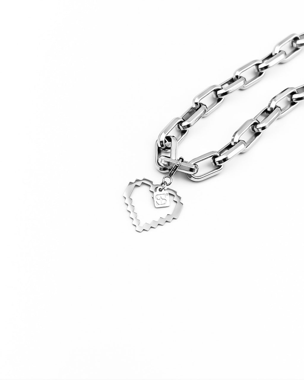 Block Chain + HP Charm - Square Chain with Charm 