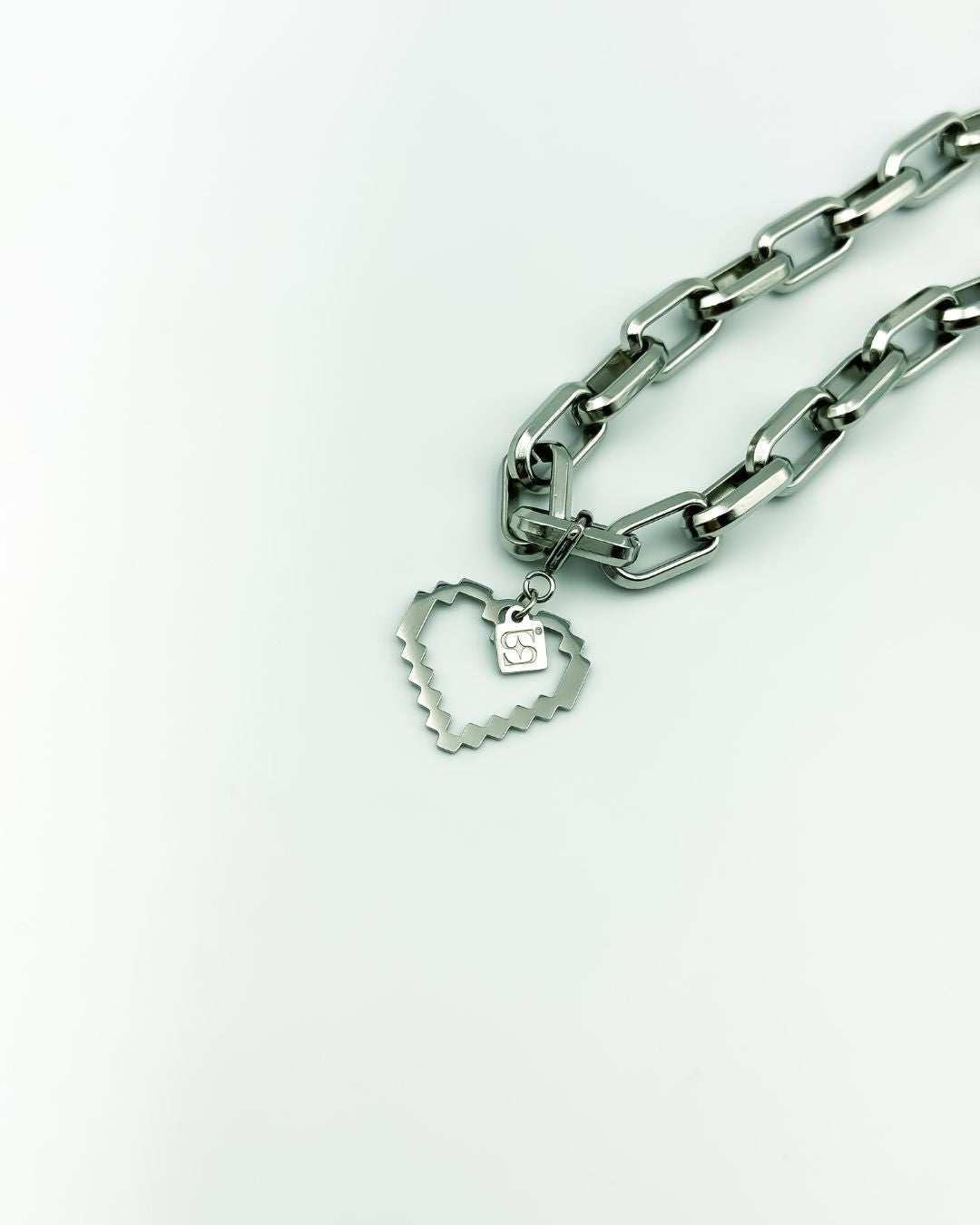 Block Chain + HP Charm - Square Chain with Charm 