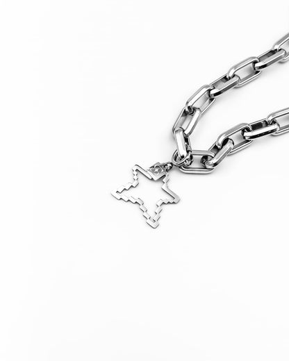 Block Chain + MP Charm - Square Chain with Charm 