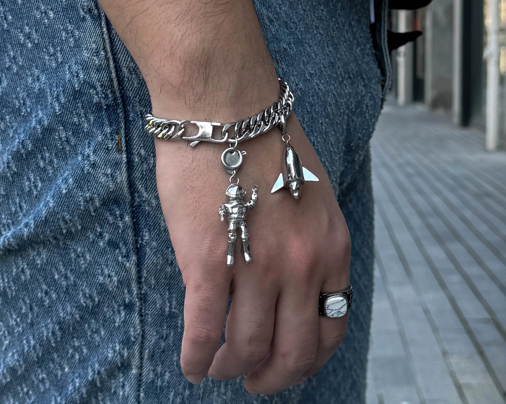 ROCKET CHARM - STEEL