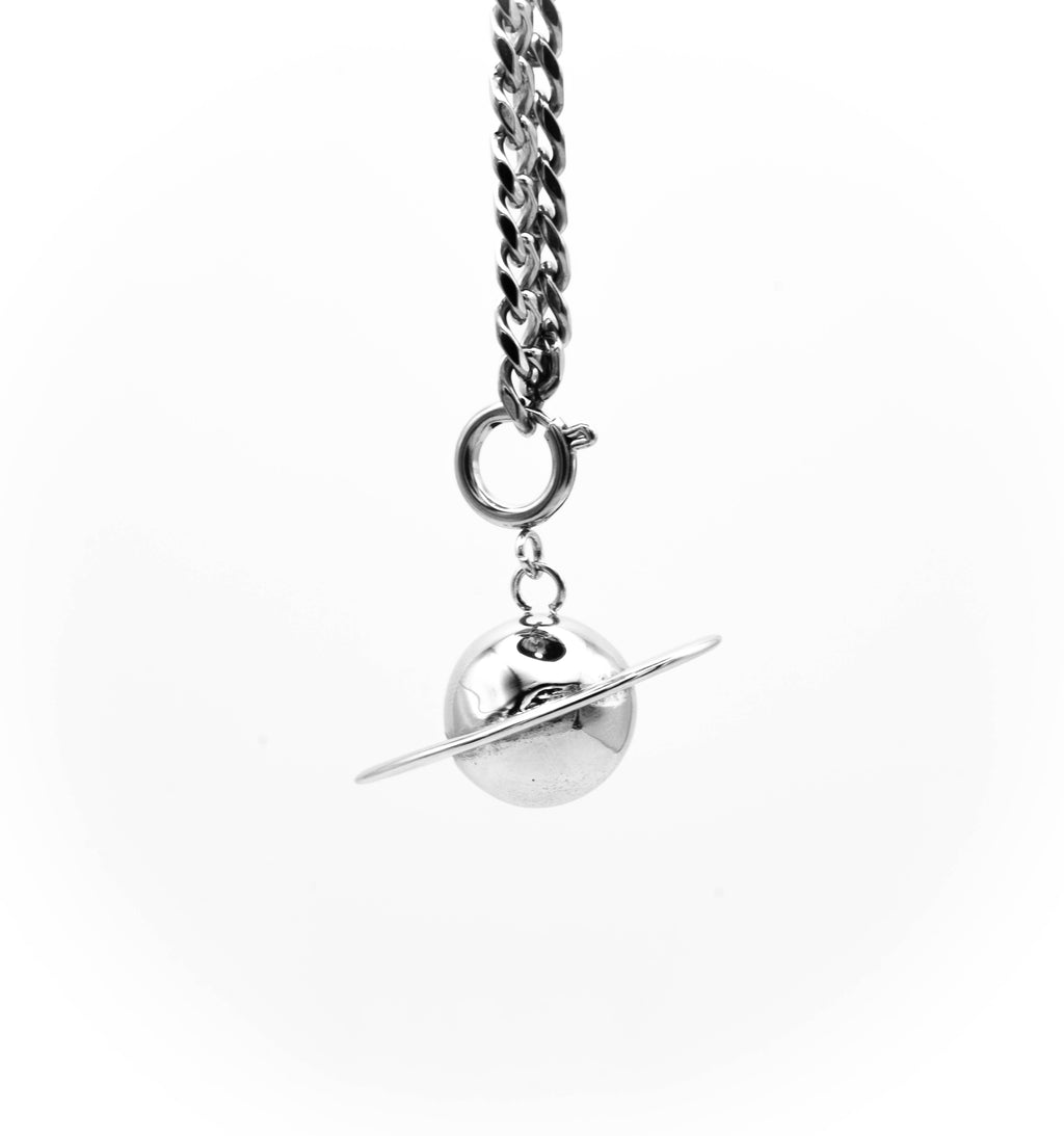 SATURN CHARM - STEEL