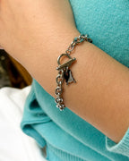 Stick Bracelet - Cable Bracelet with toggle clasp - stainless steel - Shinyst 